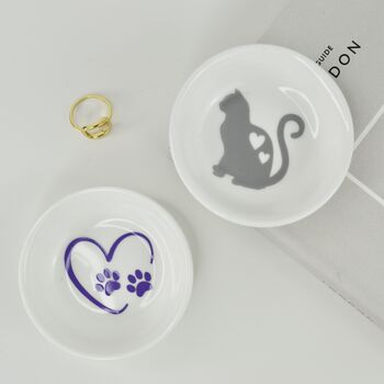 Cat Lovers Trinket Or Jewellery Dish, 2 of 5