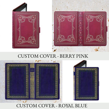 Personalised Classic Book Notebook With Antique Book Cover Designs, 6 of 7