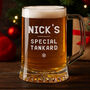 Personalised Christmas Pint Glass Tankard For Him, thumbnail 3 of 6