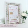 Personalised Baby's First Year Print 'Floral Delight', thumbnail 2 of 4