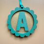 Personalised Christmas Ornament Scalloped Decoration, thumbnail 3 of 7