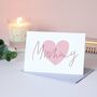 Personalised Heart Mum Card, thumbnail 1 of 3
