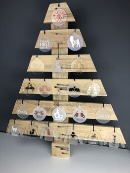 Personalised Christmas Jumper Penguin Tree Decoration, 5 of 9