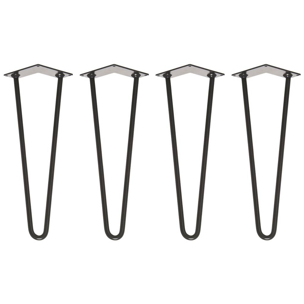 Set Of Four 41cm Bench Hairpin Legs By Wicked Hairpins ...