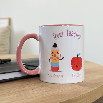 Personalised Best Teacher Mug, 2 of 2