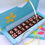 Rugby Themed Personalised Chocolate Gift, thumbnail 2 of 8