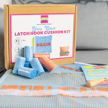 You Can Latch Hook Cushion Craft Kit, 5 of 5