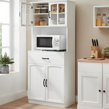 Tall Kitchen Pantry Cupboard Modern Storage Unit, 3 of 9