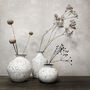 Set Of Three Monochrome Single Stem Mini Bud Vases, thumbnail 1 of 12