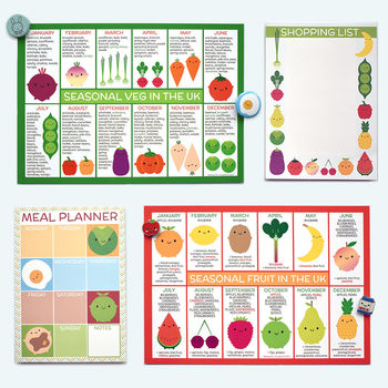 Five A Day Magnetic Shopping List Pad, 6 of 8