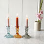 Coloured Cut Glass Candle Stick, thumbnail 3 of 8