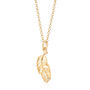 Feather Necklace, Sterling Silver Or Gold Plated, thumbnail 10 of 12