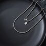 Box Chain Silver Necklace, thumbnail 5 of 8