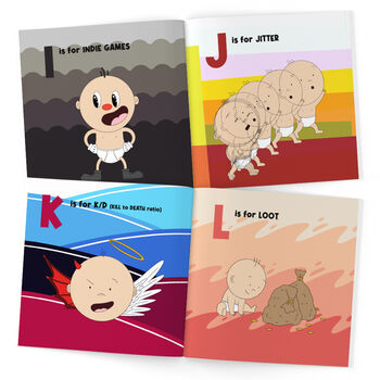 Personalised Father's Day Dad And Baby Gaming Book, 5 of 9