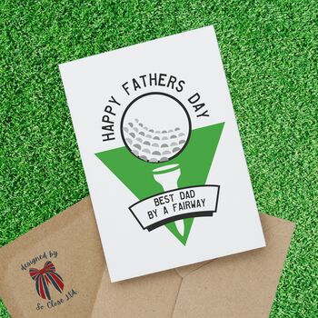 Personalised Golf Father's Day Card, 2 of 4