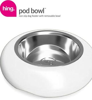 Hing Pet Feeding Bowl White 300ml, 4 of 4