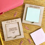 Personalised Teacher Thank You Post It Note Holder, thumbnail 2 of 10