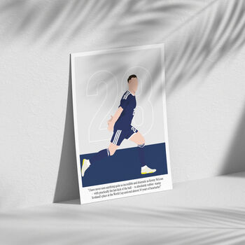 Kenny Mc Lean Commentary Scotland Football Print, 2 of 4
