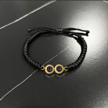 Personalised Snake Knot Double Projection Bracelet, 2 of 12