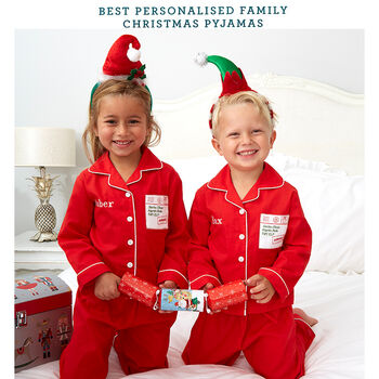 Personalised Christmas Letter To Santa Pocket Pyjamas, 3 of 12