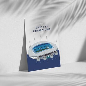 Man City 21/22 Champions Poster, 3 of 4