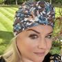 Pre Tied Chemo Turban Headwrap Front Knot, thumbnail 1 of 12