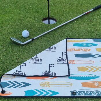 Personalised Surf 'N' Turf Golf Towel, 4 of 5