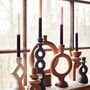 Stoneware Retro Candle Holder, thumbnail 6 of 6