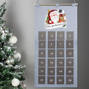 Personalised Reusable Santa Advent Calendar, 2 of 2