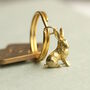 Tiny Rabbit Hare Keyring, thumbnail 3 of 5