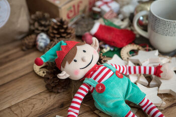 Elf For Christmas Boy Elf Toy, 4 of 5