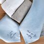 Personalised Hand Writing Linen Napkin Gift, thumbnail 1 of 3