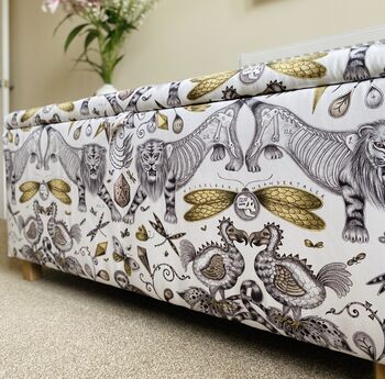 End Of Bed Ottoman In Emma Shipley Animal Print, 2 of 4