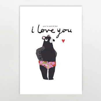 Love You Bear Print, 2 of 2