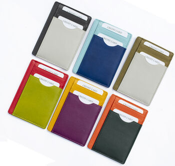 Slim Leather Card Wallet For Women Colourful Wallet Gift Boxed, 8 of 12