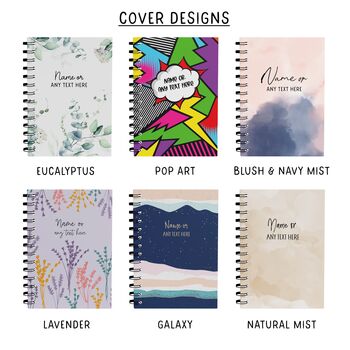 Personalised Year Planner | Choice Of Covers | Budget, Wellness And Travel, 10 of 12