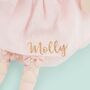 Personalised Brown Hair Ballerina Doll, thumbnail 3 of 4