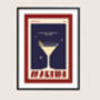 Retro Martini Cocktail Print, thumbnail 5 of 5