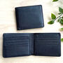 Black Men's Leather Wallet Rfid Protected, thumbnail 1 of 6