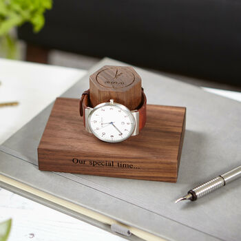 Personalised Time And Date Of Birth Watch Stand, 3 of 11