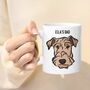 Airedale Terrier Dog Mug, thumbnail 1 of 4