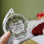 Almost Mr And Mrs Wreath Christmas Bauble, thumbnail 7 of 9