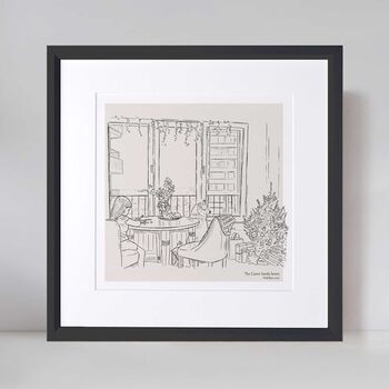 Hand Drawn Bespoke House Sketch, 2 of 12