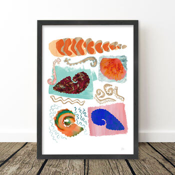 Sea Shells Abstract Print, 7 of 8