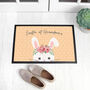 Personalised Easter No Slip Rubber Door Mat, thumbnail 1 of 2