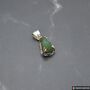 Raw Emerald Pendant Necklace, thumbnail 10 of 12