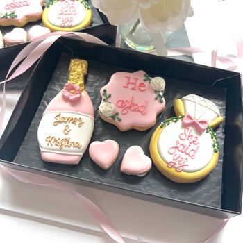 Personalised Engagement Biscuit Gift, 2 of 5