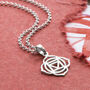 Sterling Silver Root Chakra Necklace, thumbnail 1 of 3
