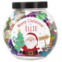 Personalised Santa Sweet Jar – Stocking Filler, thumbnail 4 of 4