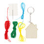 Stitch Your Own Wooden House Keyring, thumbnail 5 of 5